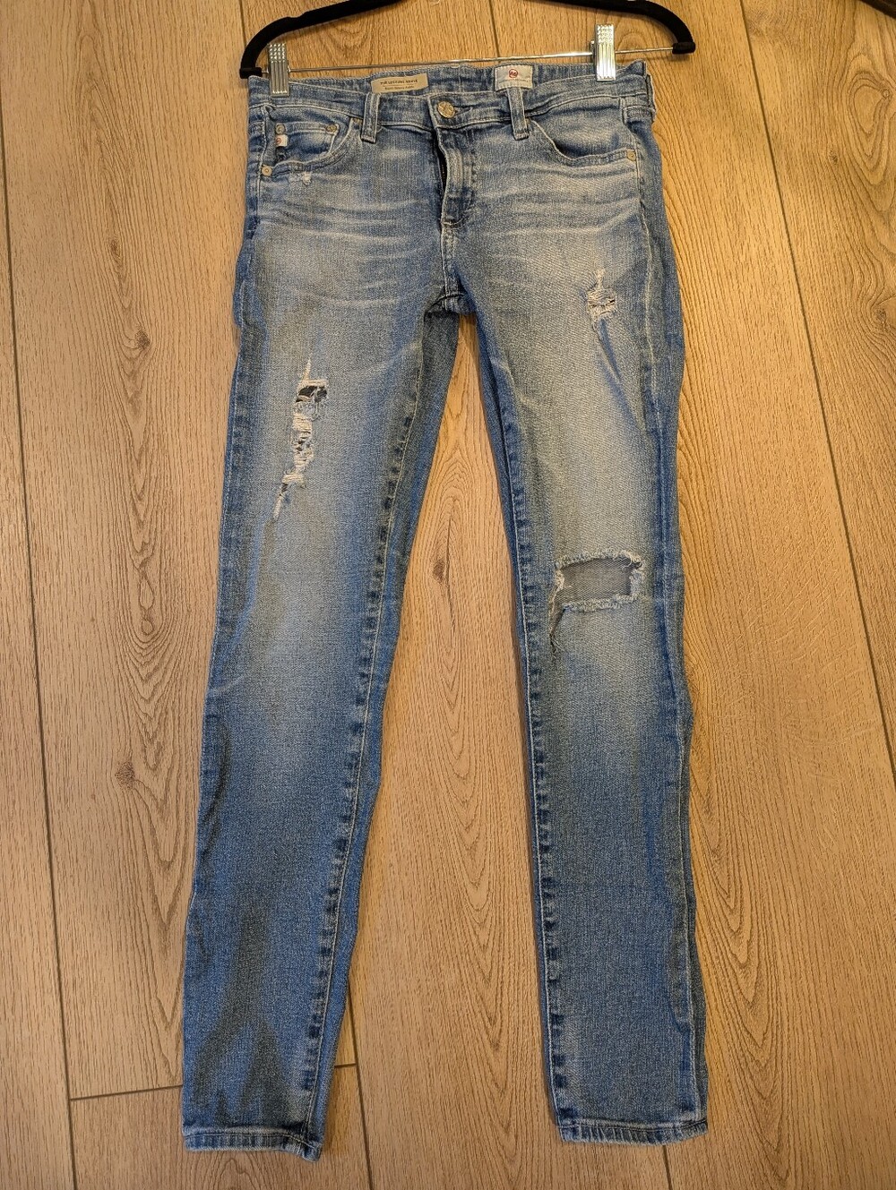 AG Adriano Goldschmied The Legging Ankle Super Skinny Jeans Size 27